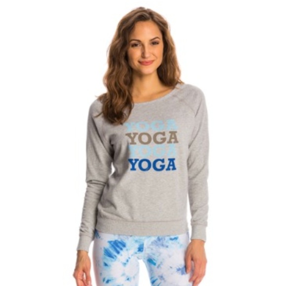 YOGA RX - YOGA YOGA YOGA SWEATSHIRT, NWT, sz M - Picture 1 of 5